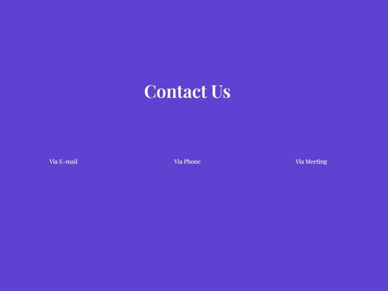 Smoke Background Effect with Contact Details